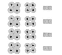 SG Store 4 Set Game Console Conductive Button Maintenance Pads Compatible with Nintendo NDSL/DSL/DS Lite