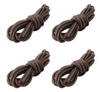 SG Store 4Pcs 0.8mm Carp Fishing Silicone Tube 1.5m for Fish Hooks Fishing Tackle Brown