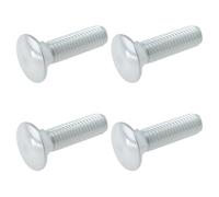 SG Store 4Pcs Car Collision Avoidance Bumper Chrome Screw M8x30mm 113707191B Compatible with VW Kaefer