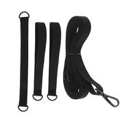 SG Store 4PCS Fixed Strap Wind Protection for Large Cantilever Parasols Crank Umbrellas Wind Shield Suitable for Any Parasol with Locking Screw Black