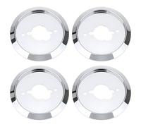 SG Store 4PCS Gas Grill Knob Base Control Part 7.5cm Compatible with BBQ Control Silver