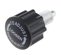 SG Store 4Pcs M16 Pull Pin Spring Knob Exercise Bike Pull-up Spring Knob for Indoor Fitness Indoor Bicycle Height Adjustment 6.5x3.6x0.8cm Black