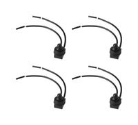 SG Store 4Pcs Push Button Waterproof Switch KP107 KP-107 12V 12cm for Car Truck Black