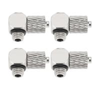 SG Store 4Pcs RC M5 Hydraulic 90° Angled Connection Suitable for 4mmDiameter Outer Hose