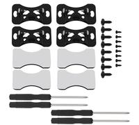 SG Store 4PCS Rear Camera Mounting Bracket with Screw Holes Spacing 0.51 Inch Car Back Up Camera Mount Bracket For Rear Cameras