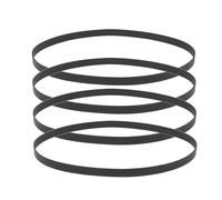 SG Store 4Pcs Recorder Flat Drive Belt 4mm Width 0.6mm Thick 66mm Diameter for DVD CD LD Cassette Recorders Walkmans VCR