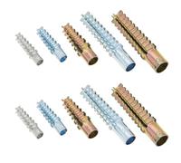 SG Store 50pcs Expansion Bolt Masonry Concrete Anchor Concrete Wall Bolts Carbon Steel Expansion Anchor for Hollow Wall Concrete Wall Plaster Wall Wooden Wall