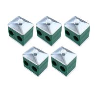 SG Store 5pcs 12mm Hydraulic Pipe Clamp Double Pipe Clamp Plastic Hose Clips Fastening for 12mm Outer Diameter Pressure Hydraulic Pipe
