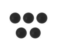 SG Store 5Pcs Solid Rubber Ball 6mm Black Round Solid Rubber Ball Pressure Release Rubber Balls Sealing Rubber Ball for Home and Industrial Use