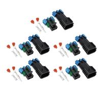 SG Store 5Sets 2Pin Automotive Fan Connector Plug Socket Sets Suitable for most Automotive
