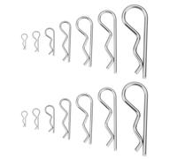 SG Store 70Pcs 304 Stainless Steel R Clips R Clips Split Pins Retaining Spring Hitch Cotter 1.0mm 1.2mm 1.5mm 2mm 2.5mm 3mm 4mm for Farm Trucks Cars Campers Lawn Garden Equipment