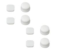 SG Store 8PCS Game Console Screw Hole Silicon Rubber Cover Front and Back Compatible with Nintendo New 3DS Console