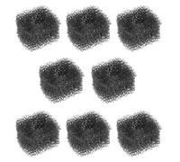SG Store 8PCS Pet Water Fountain Filters Foam Filters 3 X 3.4 cm Compatible with Orsda D60 100oz/3L Stainless Steel Pet Water Fountain Black