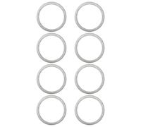 SG Store 8PCS RC Differential Shim Compatible with Armma 6s BLX Outer Diameter 16mm Inner Diameter 13mm Thickness 0.2mm RC Steel Diff Spacer RC Gear Spacer Shim Silver