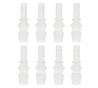 SG Store 8Pcs Straight Hose Pipe Connector 8mm to 12mm Plastic Reducing Fitting for Garden Watering