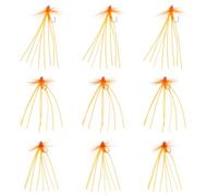 SG Store 9x Red Bead Orange Octopus Fly Lures Hook Size 10/12/14 3x each Suitable for Trout Fishing