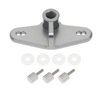 SG Store Bicycle Mount Adapter Remote Control Riding Bracket Compatible with DJI Air 3 Mini 4 Pro Mini 3 Mini 3 Pro 1/4 with Accessories Silver