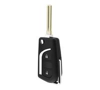 SG Store Car 2-Button Remote Folding Key Shell Compatible with Aygo 2014-2021 Replacement Automotive Flip Remote Key Fob Case Cover Housing