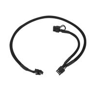 SG Store Modular Power Supply Cable 8-Pin CPU to Dual PCIe 6+2 Pin for Graphics Card 60+20cm Compatible with Thermaltake Toughpower