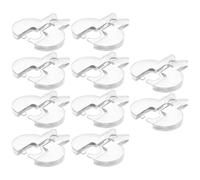 SG Store Pack of 10 Splinter Protection Jigsaw Anti-Burr Seal 2607010079 Compatible with Bosch GST800 GST65 GST85 PST 650L Transparent
