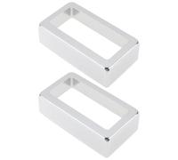SG Store Pack of 2 Open Humbucker Pickup Covers Replacement Shell Metal 70 x 38 x 20 mm for Electric Guitar Humbucker Chrome