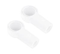 SG Store Pack of 2 Push Rod End Cap Rod Head Ball Joint Replacement 98656127902 Compatible with Porsche Boxster 986 987 Top Support Bracket Push Rod Ball Joint Adapter White
