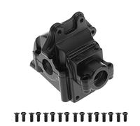 SG Store RC Gearbox Cover Compatible with WLtoys 144001 RC Car Aluminum Alloy Gearbox Upper Lower Cover Shell Housing with Mounting Screws Black