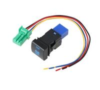 SG Store Rear Lights Push Button Switch 12V Blue Backlight Dashboard Switch Replacement Compatible with Toyota Prado 150 Compatible with Corolla
