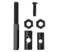 SG Store Set of 6 Shaft Locking Screw Kit Compatible with Ninebot Max G30 G30D Electric Scooter Folding Pull Rod Screw Scooter Accessories Black