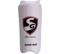 SG Super Test Cricket Elbow Guard | White | Size: Youth | Elbow Protector