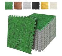 SG Traders Eva Foam Mats Interlocking Gym Flooring Puzzle Exercise Mats Non-Slip Rubber Cushion Floor Tiles Interlocking Eva Mat Gym Workout Tiles (60x60cm) 24" x 24"