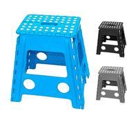 SG Traders Folding Step Stool Lightweight Foldable Step Up Stool for Adults And Kids Heavy Duty Plastic StepStool Adult Foldable Stool Sturdy Kitchen Step Stool Non Slip Step Up (Height 45cm)