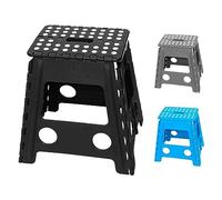 SG Traders Folding Step Stool Lightweight Foldable Step Up Stool for Adults And Kids Heavy Duty Plastic Step Stool Adult Foldable Stool Sturdy Kitchen Step Stool Non Slip Step Up Stool (Height 39cm)