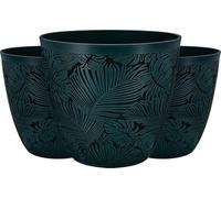 SG Traders Montsera Plant Pots Outdoor - Plastic Garden Planters Outdoor Flower Pots with Drainage Holes Enhance the Outside Space with Elegant Plant Pot for Home & Garden Decor