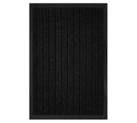 SG Traders Washable Door Mats - 7 Stripes Non-Slip Rubber Backed Doormats Indoor & Outdoor - Highly Absorbent Door Mats, Floor Mat, Kitchen Mat Perfect Dust Grabbing Dirt Trapper (60x80cm-Anthracite)