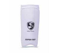 SG Unisex Elbow Guard SUPER TEST Youth | Material-Cotton | Lightweight | Elastic Straps, White