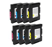 SG400 SG800 Sublimation Heat Transfer Ink Cartridge for Sa-grass Vi-tuoso Ri-oh SG3100 SG3110 SG3200 SG2100 SG2010 SG7100 SG7200(2SET(8PC))