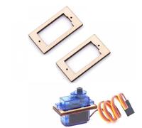 SG90 9g Servo Mount Holder Wood Chip Compatible With RC Servo 5/10/20pcs Steering Gear Mounting Seat(10PCS)