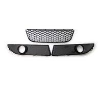 SGABFDLZ Car Fog Light Lamp Cover Bumper Grille Front Lower Bumper Center Grill For VW For Polo MK4 9N3 Facelift 2005 2006 2007 2008 2009