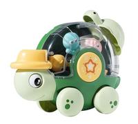 SGACMTIF Turtle Bath Toys for Kid Spray Water Frogs Bath Toy with Suction Cups Slide Track Bathtub Toy, Watermill Rotating Water Toys Bath Shower Swimming Toys