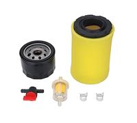 SGBTB Air Filter with Tune Up Kit, Compatible with Briggs and Stratton 591334 492932 696854, John Deere D100 D110 D125 D130, Husqvarna YTH22V46, Lawn Mower Oil Filter