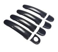 SGBVRTQ Car Outer Door Handle Cover Compatible with VW for Polo for MK4 2003 2004 2005 2006 2007 2008 2009 Car Outside Exterior Door Handle Cover Set