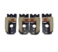 SGBVRTQ Compatible with Kia for Spectra 2004 2005 2006 2007 2008 2009 OEM:826102F000 826202F000 4pcs Inside Door Handles Front Rear Left Right Door Handle Repair Accessories(Beige 4PCS)