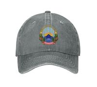 SGDHJCFCV Cool Cotton National Emblem of North Macedonia Baseball Cap for Men Women Custom Adjustable Unisex Dad Hat Summer
