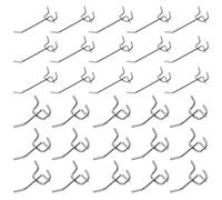 Sgehai 60pcs peg Board Hooks,30pcs10cm/3.9 Inches,30pcs 5cm /1.96 Inches,Metal Perforated Board Hooks,Heavy Duty Hanging pegboard Accessories,for Retail Store Supermarket Kitchen Garage