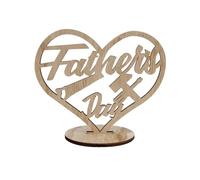 Sgehenr Happy Fathers Day Plaque Wooden Ornament with Hammers and Saws Tools Shape Fathers-Day Gifts from Son and Daughter Fathers Day Decorations for Men Birthday Christmas Dads Gifts