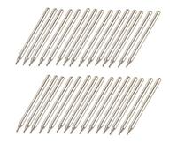SGerste 1.5mm Dia Diamond Coated Rotary Sphere Point Burr Jewelry Tools Tipped Glass Drill Bit Pack of 30