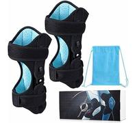 SGerste 1Pair New Knee Pad Protector Booster 3-Speed Powerful Spring Force Adjustment Power Boost Joint Support Non-slip Relieve Pain