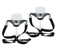 SGerste 2pcs Neck Lanyard Wine Glass Holder Lanyard Portable Holder for Wine Glasses for Hanging around the Neck - for Wine Hiking or BBQ Party
