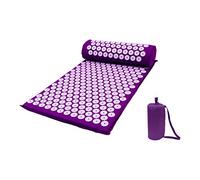 SGerste Acupressure Mat & Pillow Set Acupuncture Mat Spike Yoga Mat for Massage Wellness Relaxation and Tension Relaxation Muscles Relaxation After Sports Recovery with Carry Bag